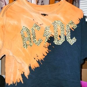 AC/DC Crop T-shirt